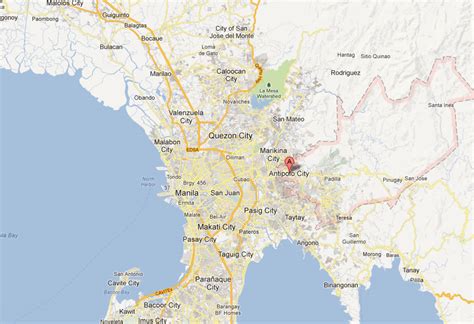 Antipolo Map .